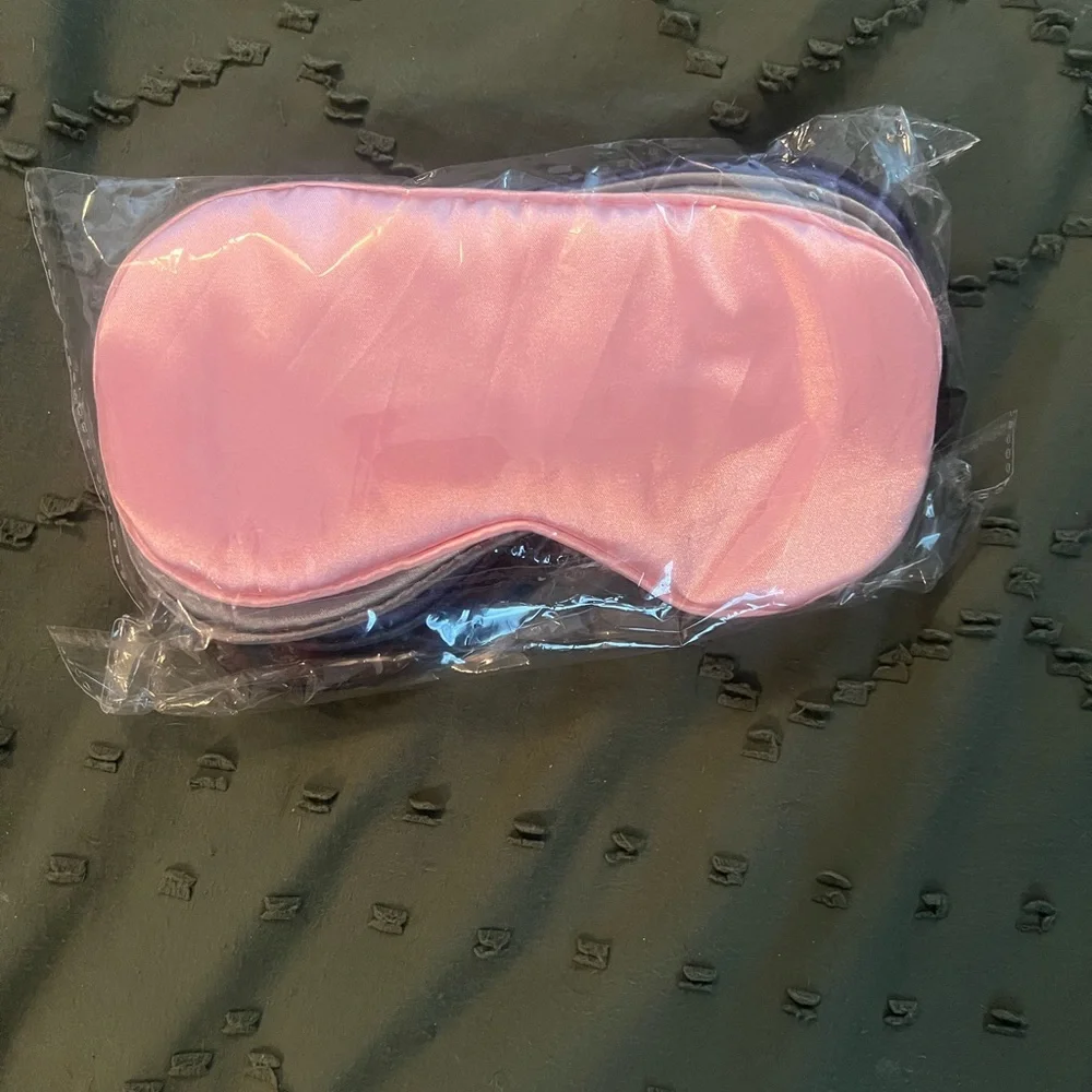 Pink Satin Sleep Mask Pack